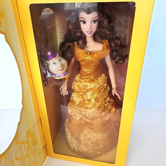 Disney Other - NIB Vtg 1991 Disney Beauty & the Beast Belle Doll Collectible Spinning Dress1722